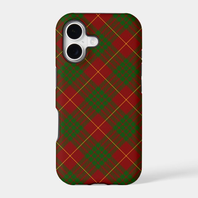 Cameron tartan red green plaid (Back)