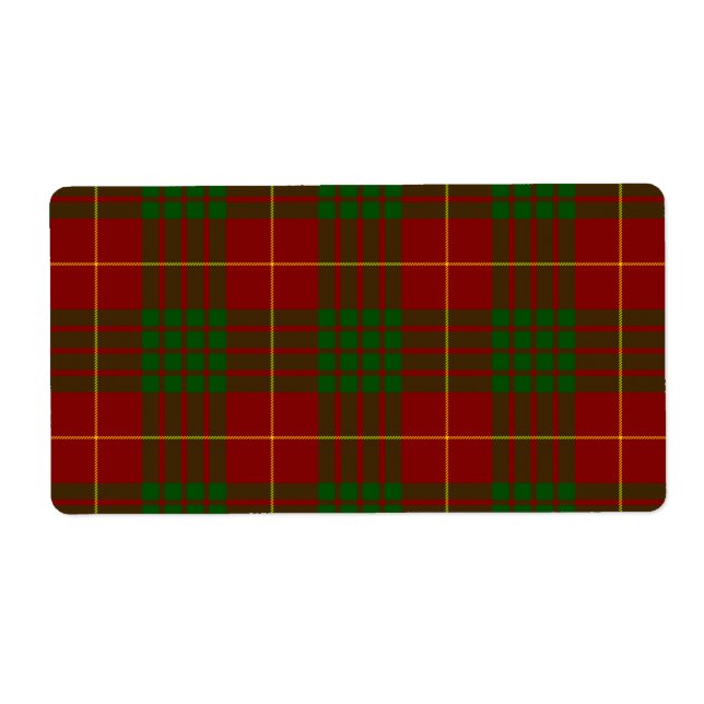 Cameron tartan red green plaid (Front)