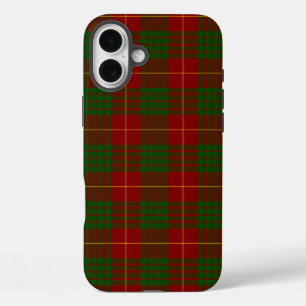 Cameron tartan red green plaid iPhone 16 plus case