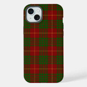 Cameron tartan red green plaid iPhone 15 plus case