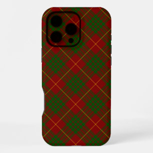 Cameron tartan red green plaid iPhone 16 pro max case