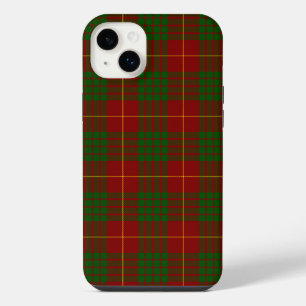 Cameron tartan red green plaid iPhone 14 plus case