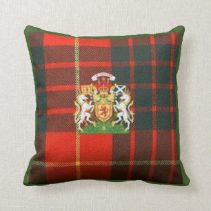 CAMERON TARTAN & SCOTS ROYAL DEVICE CUSHION