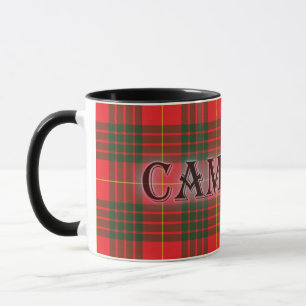 Cameron Tartan with the Last Name Mug
