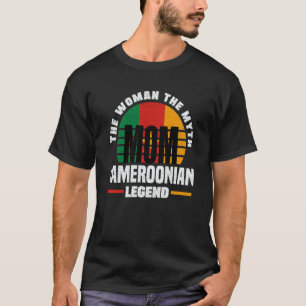 Cameroon Cameroonian Cameroon Flag Mothers Day  1 T-Shirt