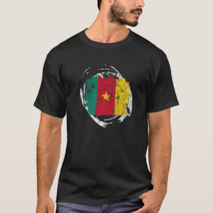 Cameroon Cameroonian Flag Proud Heart Love Flag Me T-Shirt