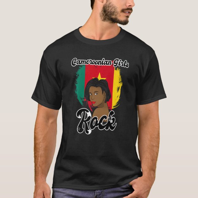 Cameroon Cameroonian Proud Princess Queen Melanin  T-Shirt (Front)