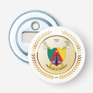 Cameroon Coat of Arms Bottle Opener