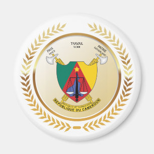 Cameroon Coat of Arms Magnet