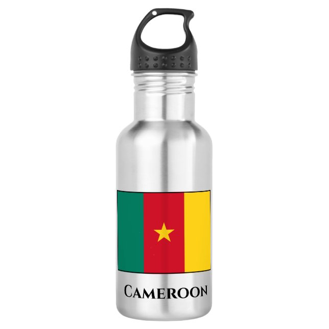 Cameroon Flag 532 Ml Water Bottle (Front)