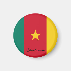 Cameroon flag & African - travel/sports fans Magnet