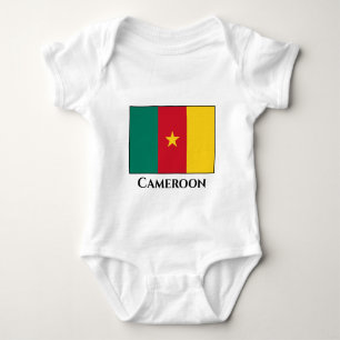 Cameroon Flag Baby Bodysuit