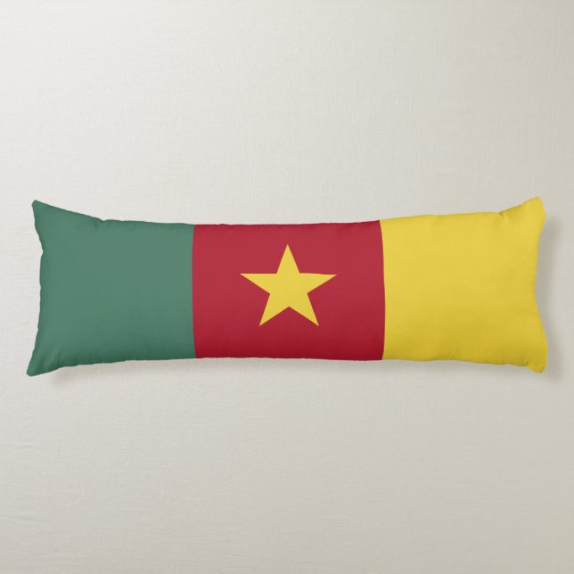 Cameroon flag body cushion (Front)