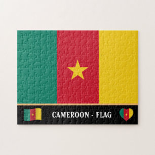 Cameroon Flag & Cameroon country / Cameroon Jigsaw Puzzle