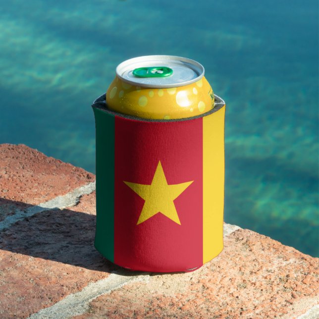 Cameroon Flag Can Cooler (In Situ Pool)