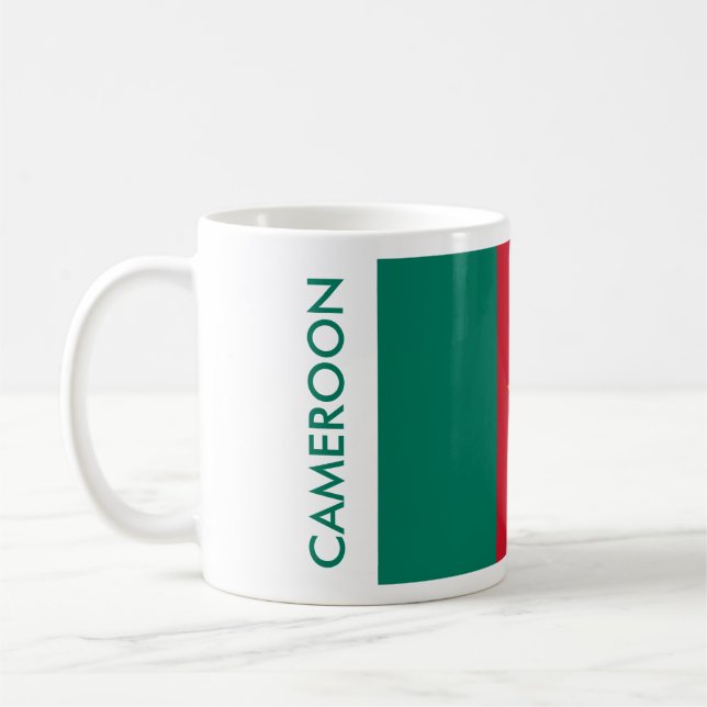 CAMEROON FLAG COFFEE MUG (Left)