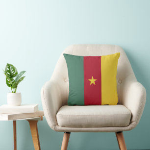 Cameroon flag cushion