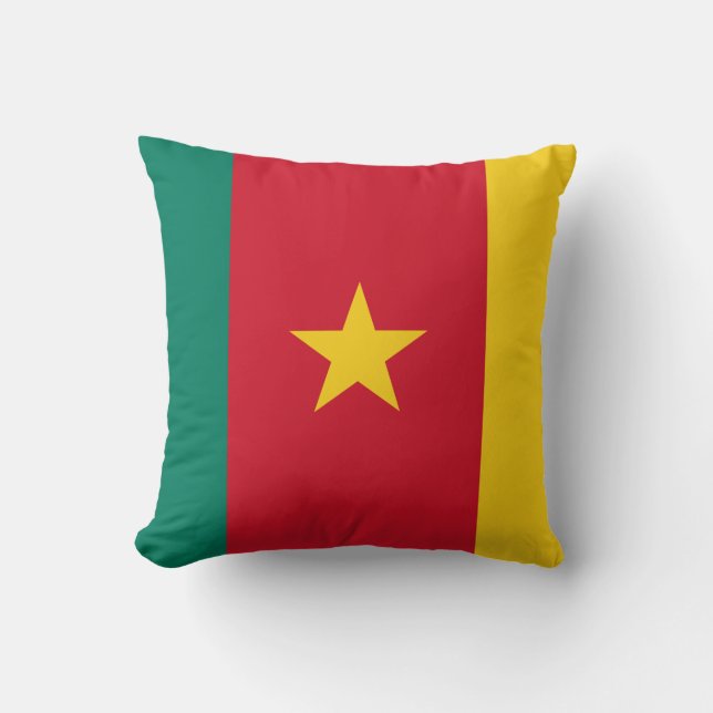 Cameroon Flag Cushion (Front)