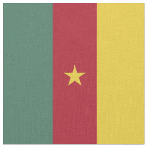 Cameroon flag fabric