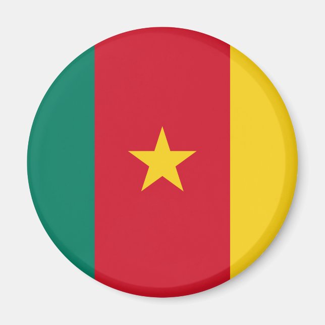 Cameroon flag Magnet (Front)