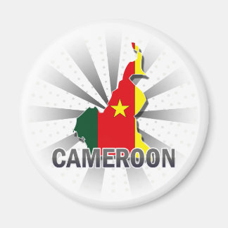 Cameroon Flag Map 2.0 Magnet