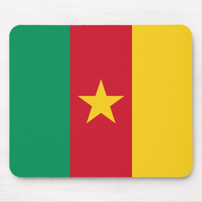 Cameroon Flag Mousepad (Front)