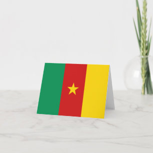 Cameroon Flag Notecard