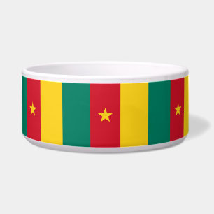 Cameroon Flag Pet Bowl