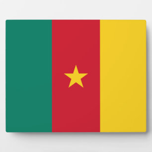 Cameroon Flag Plaque