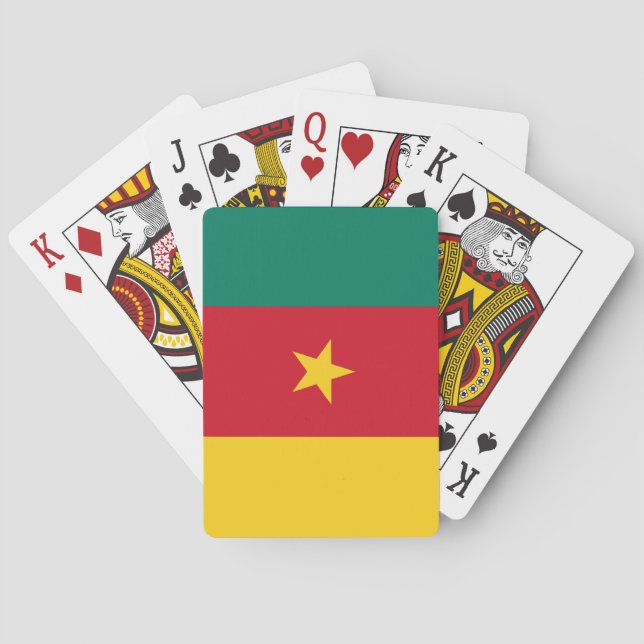Cameroon Flag Playing Cards (Back)