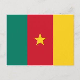 Cameroon flag Postcard