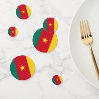 Cameroon flag Table Confetti