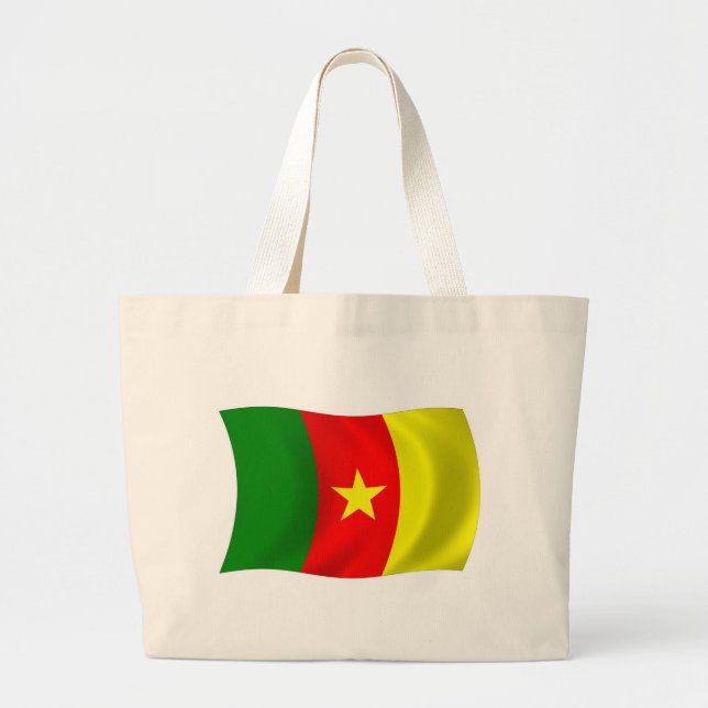 Cameroon Flag Tote Bag (Front)