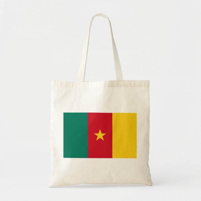 Cameroon Flag Tote Bag (Front)