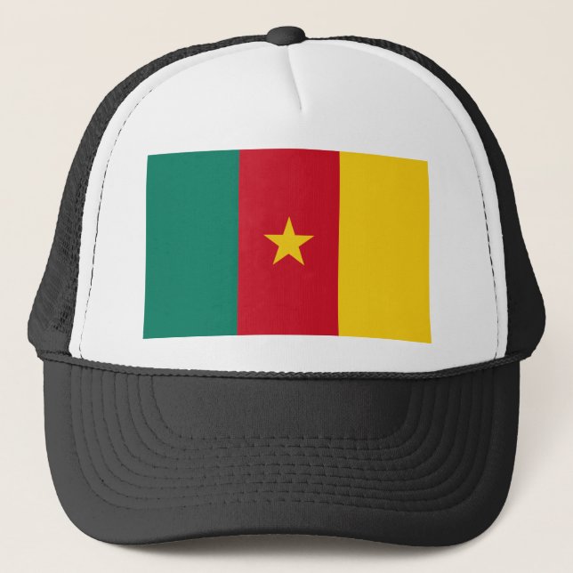 Cameroon Flag Trucker Hat (Front)