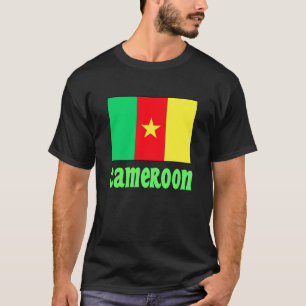 Cameroon Flag with Text T-Shirt