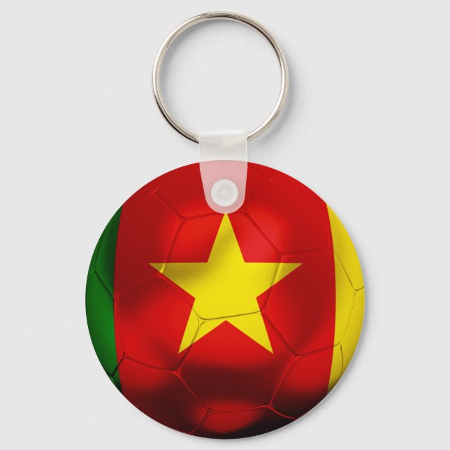 Cameroon Football Key Ring (Front)