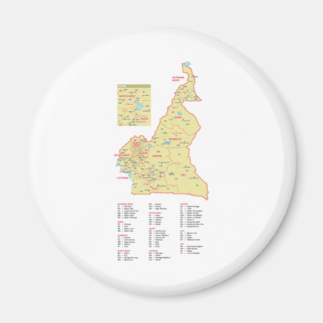Cameroon Magnet (Front)