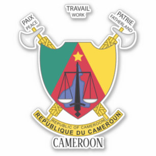 Cameroon National Coat Of Arms Patriotic