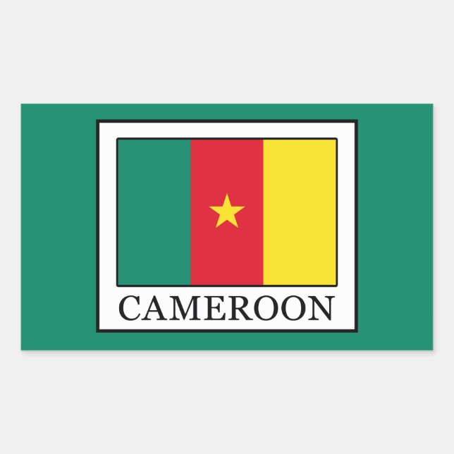 Cameroon Rectangular Sticker (Front)