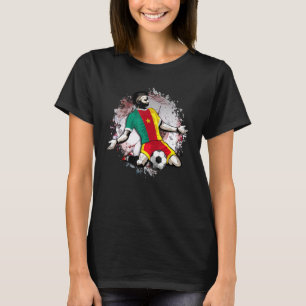 Cameroon Soccer Cameroonian National Flag Football T-Shirt