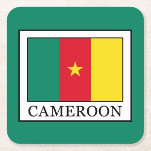 Cameroon Square Paper Coaster