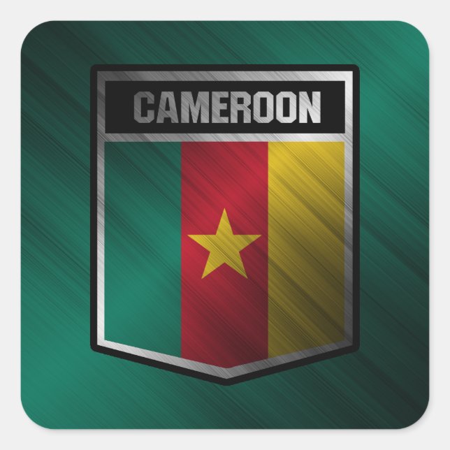Cameroon Square Sticker (Front)