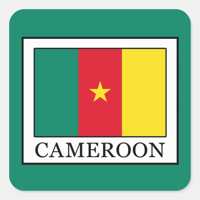 Cameroon Square Sticker (Front)