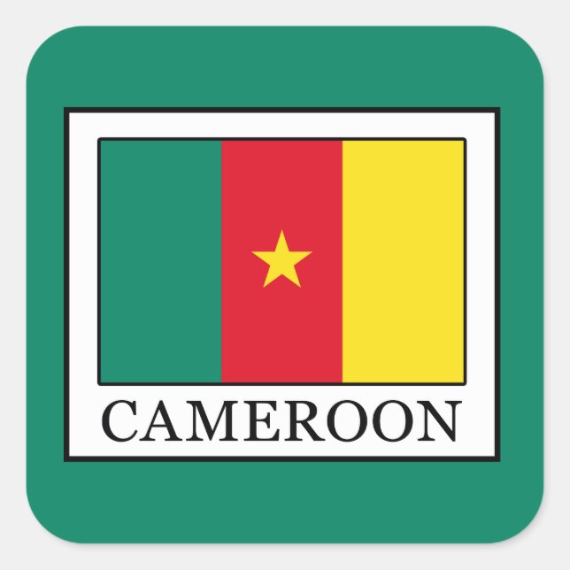 Cameroon Square Sticker (Front)