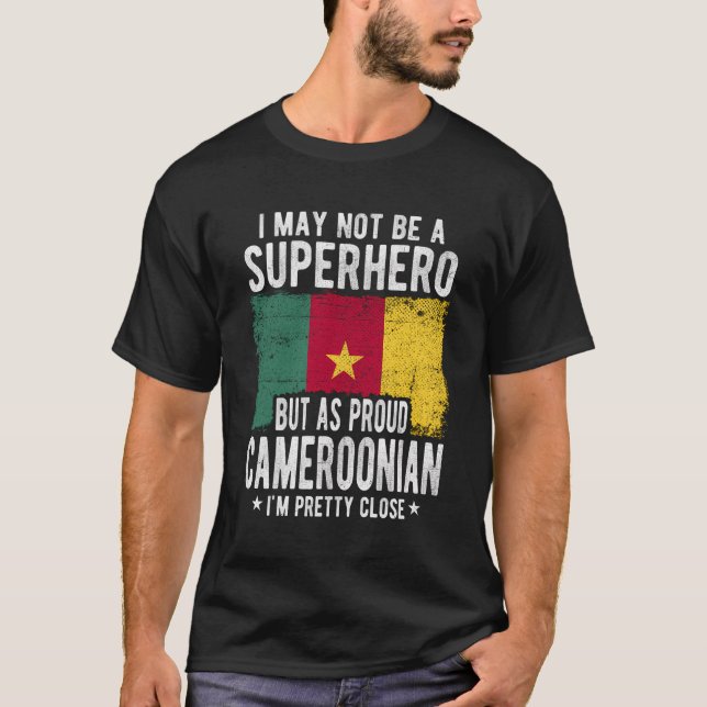 Cameroonian Cameroon Flag Proud Cameroonian T-Shirt (Front)