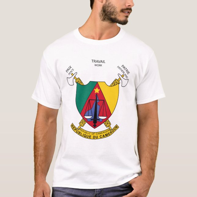 Cameroonian coat of arms T-Shirt (Front)