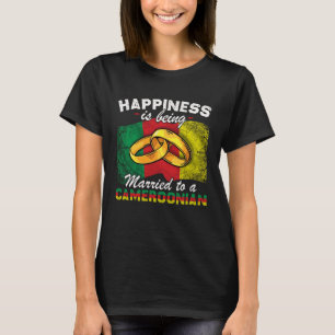 Cameroonian Marriage Cameroon Married Flag Wedded  T-Shirt