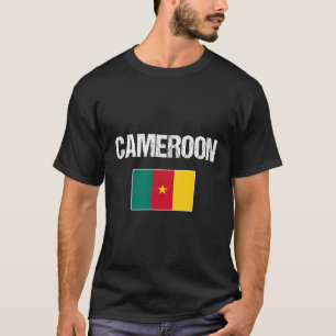 Cameroonian Pride Heritage Gifts Cameroon Flag T-Shirt