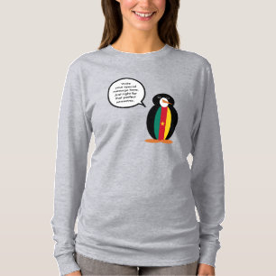 Cameroonian Talking Ms. Penguin Personalised T-Shirt
